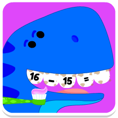 Dino Teeth Subtraction Functions Coding Games For kids